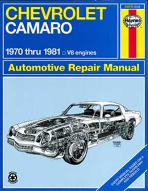 Haynes Reparationshandbok, Chevrolet Camaro, Universal - 174866 - OE 24015