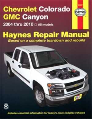 Haynes Reparationshandbok, Chevrolet Colorado & Gmc Canyon - 174869 - OE 24027