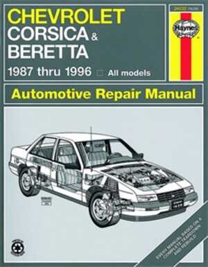 Haynes Reparationshandbok, Chevrolet Corsica & Beretta, Universal, 24032