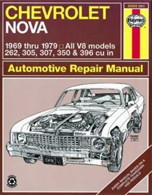 Haynes Reparationshandbok, Chevrolet Nova, Universal - 174877 - OE 24059