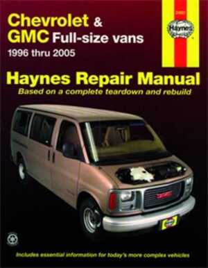 Haynes Reparationshandbok, Chevrolet & Gmc Full-size Vans - 174884 - OE 24081