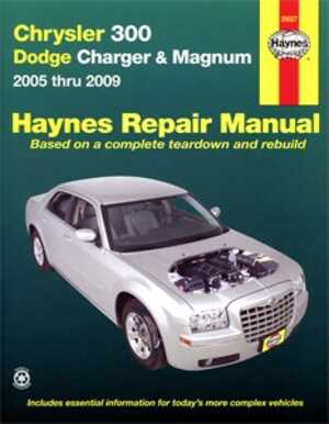Haynes Reparationshandbok, Chrysler 300, Charger & Magnum - 174888 - OE 25027