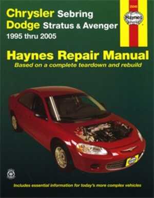 Haynes Reparationshandbok, Chrysler Sebring & Dodge Haynes 25040 - 174891 - OE 25040