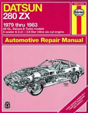 Haynes Reparationshandbok, Datsun 280zx, Universal Haynes 28014 - 174894 - OE 28014