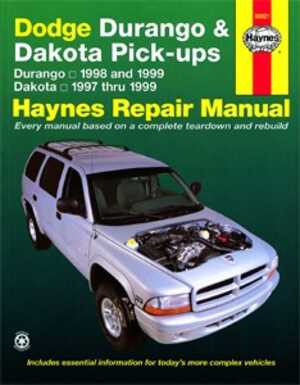 Haynes Reparationshandbok, Dodge Durango & Dakota Haynes 30021 - 174900 - OE 30021