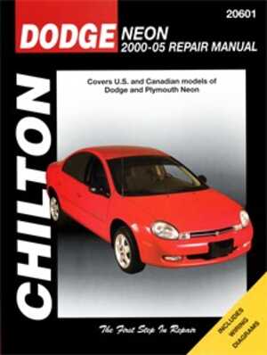 Haynes Reparationshandbok, Dodge Neon, Universal, 30036