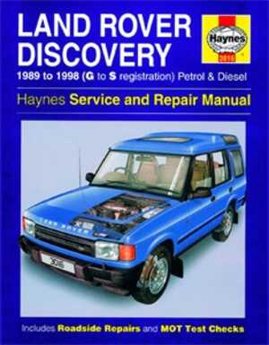Haynes Reparationshandbok, Land Rover Discovery - 174918 - OE 3016