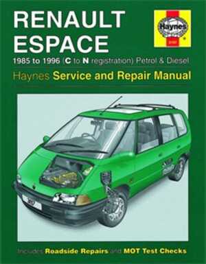 Haynes Reparationshandbok, Renault Espace Petrol & Diesel Haynes  - 174924 - OE 3197
