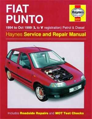 Haynes Reparationshandbok, Fiat Punto Petrol & Diesel Haynes 3251 - 174931 - OE 3251