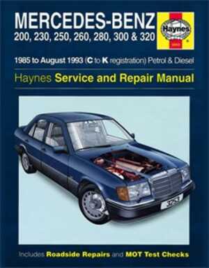 Haynes Reparationshandbok, Mercedes-benz 124 Series, Universal, 3253