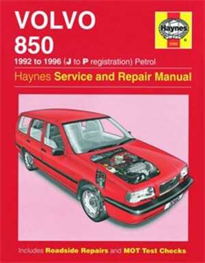 Haynes Reparationshandbok, Volvo 850 Petrol Haynes 3260 - 174934 - OE 3260