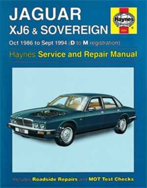 Haynes Reparationshandbok, Jaguar Xj6 & Sovereign Haynes 3261 - 174935 - OE 3261