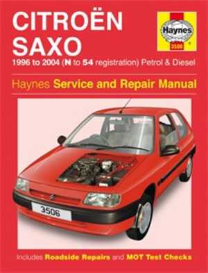 Haynes Reparationshandbok, Citroën Saxo Petrol & Diesel - 174947 - OE 3506