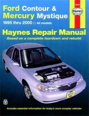 Haynes Reparationshandbok, Ford Contour & Mercury Mystique, Universal - 174955 - OE 36006