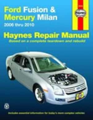 Haynes Reparationshandbok, Ford Fusion & Mercury Milan, Universal - 174967 - OE 36045