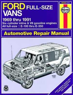 Haynes Reparationshandbok, Ford Full-size Vans, Universal - 174985 - OE 36090