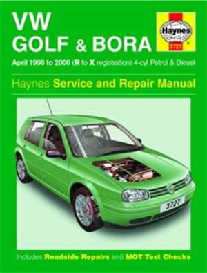 Haynes Reparationshandbok, Vw Golf & Bora Petrol & Diesel, Universal, 3727