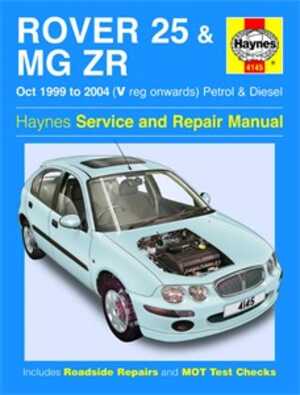 Haynes Reparationshandbok, Rover 25 & Mg Zr Petrol & Diesel, Universal, 4145