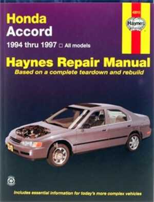 Haynes Reparationshandbok, Honda Accord, Universal - 175011 - OE 42013