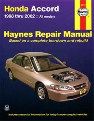 Haynes Reparationshandbok, Honda Accord, Universal - 175012 - OE 42014
