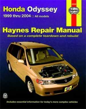 Haynes Reparationshandbok, Honda Odyssey, Universal - 175021 - OE 42035
