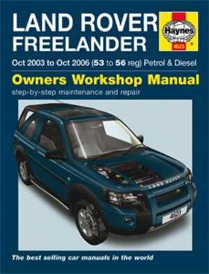 Haynes Reparationshandbok, Land Rover Freelander, Universal - 175031 - OE 4623