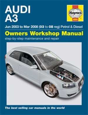 Haynes Reparationshandbok, Audi A3 - 175038 - OE 4884