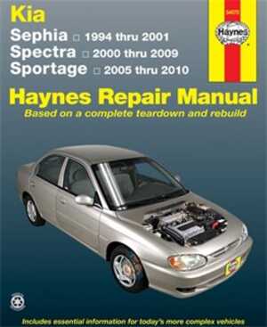 Haynes Reparationshandbok, Kia Sephia, Spectra & Sportage, Universal - 175052 - OE 54070