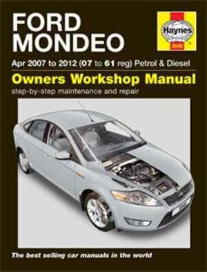Haynes Reparationshandbok, Ford Mondeo - 175053 - OE 978 0 85733 548 7