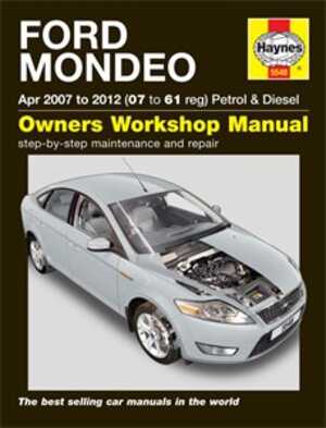 Haynes Reparationshandbok, Ford Mondeo, Universal, 978 0 85733 548 7