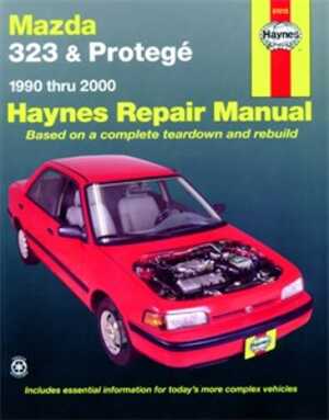 Haynes Reparationshandbok, Mazda 323 & Protegé, Universal - 175062 - OE 61015