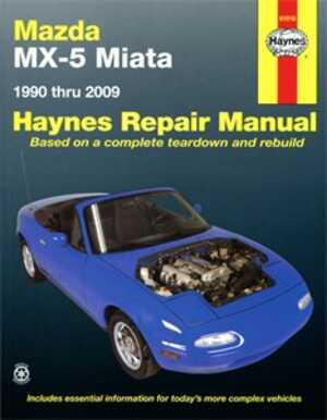 Haynes Reparationshandbok, Mazda Mx-5 Miata, Universal, 61016