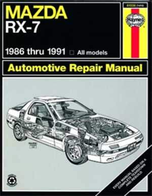 Haynes Reparationshandbok, Mazda Rx-7, Universal Haynes 61036 - 175067 - OE 61036