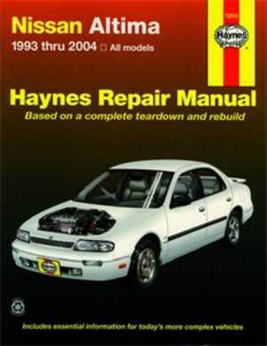 Haynes Reparationshandbok, Nissan Altima, Universal, 72015