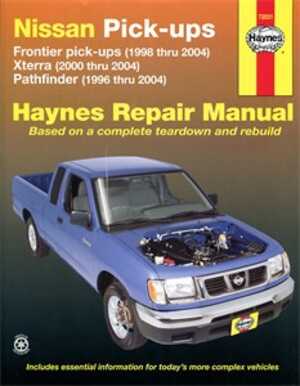 Haynes Reparationshandbok, Nissan Frontier, Pathfinder, Universal, 72031