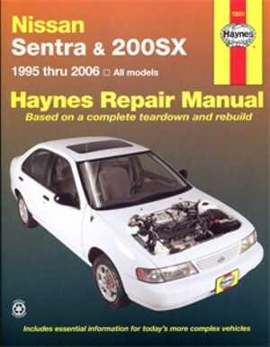 Haynes Reparationshandbok, Nissan Sentra & 200sx, Universal, 72051