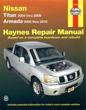 Haynes Reparationshandbok, Nissan Titan & Armada, Universal, 72070