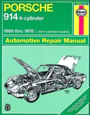 Haynes Reparationshandbok, Porsche 914, Universal Haynes 80025 - 175101 - OE 80025