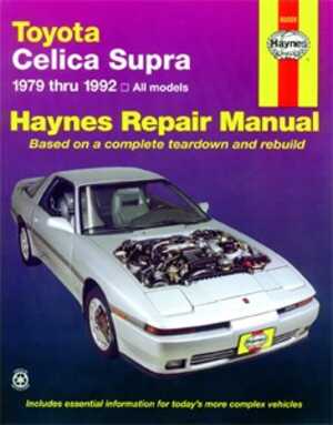Haynes Reparationshandbok, Toyota Celica Supra, Universal, 92025