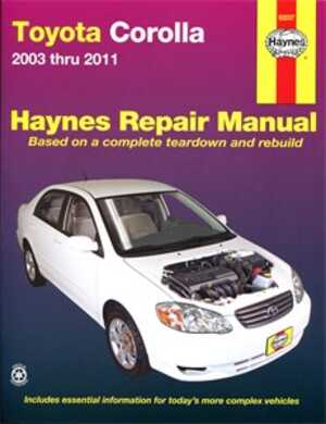 Haynes Reparationshandbok, Toyota Corolla, Universal Haynes 92037 - 175121 - OE 92037