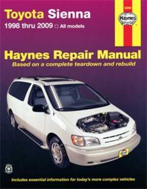 Haynes Reparationshandbok, Toyota Sienna, Universal, 92090