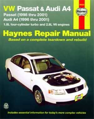 Haynes Reparationshandbok, Audi A4, Universal Haynes 96023 - 175144 - OE 96023