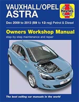 Haynes Reparationshandbok, Vauxhall / Opel Astra 2009-13 Haynes S - 1977006 - OE 5578, 9781785213922