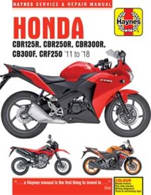 Haynes Reparationshandbok, Honda CBR/CB/CRF 11-18 Haynes SV5919 - 1977007 - OE 5919, 9781785214219