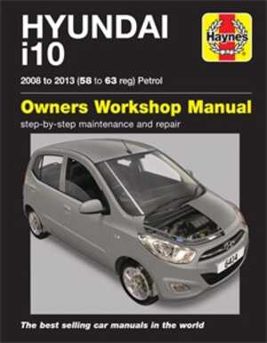 Haynes Reparationshandbok, Hyundai i10 2008-2013 Petrol, Universal - 1977010 - OE 6414, 9781785214141