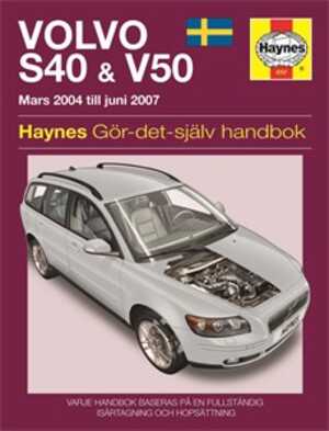 Haynes Reparationshandbok, Volvo S40 & V50 - 20028 - OE SV4757