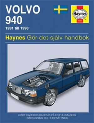Haynes Reparationshandbok, Volvo 940, Universal, SV3208