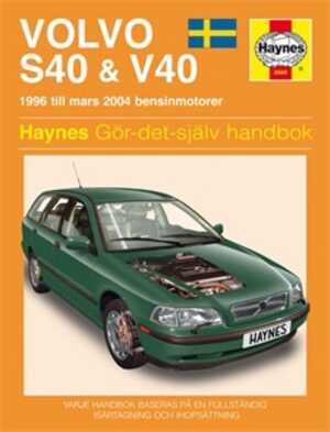 Haynes Reparationshandbok, Volvo S40 & V40, Universal, SV3585