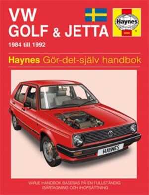 Haynes Reparationshandbok, Vw Golf & Jetta Ii, Universal, SV3036