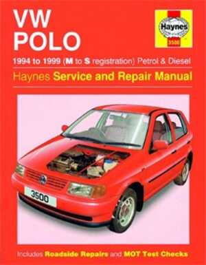 Haynes Reparationshandbok, Vw Polo Hatchback Petrol & Diesel - 20136 - OE 3500